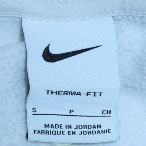 Nike Women White Therma-Fit 1/4 Zip Pullover Sweatshirt Size S
