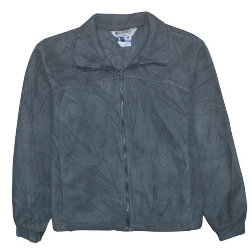Columbia Women's Grey Fleece Lined Full Zip Jacket XL Outdoor Wear