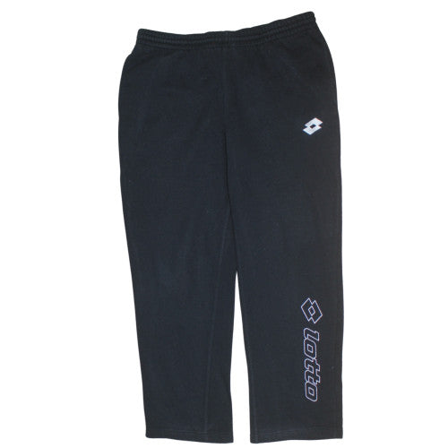 Lotto Mens Black Fleece Sweatpants M Regular Fit Sports Trousers