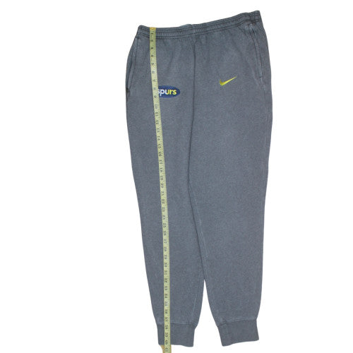 Nike Men's Grey Spurs Sweatpants L Regular Fit Fleece