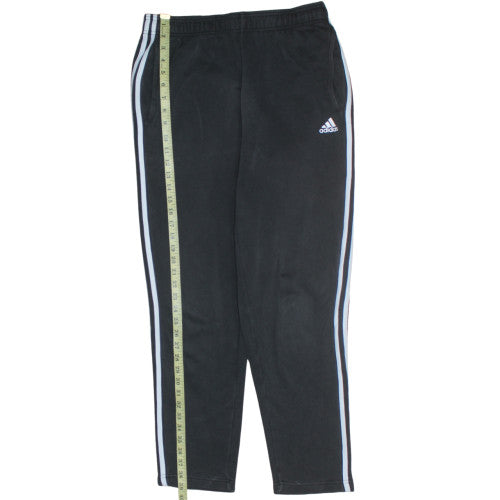 Adidas Men's Black M Sweatpants Fleece Straight Leg Casual Trousers