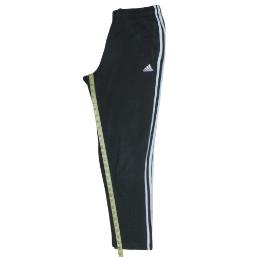 Adidas Men's Black M Sweatpants Fleece Straight Leg Casual Trousers