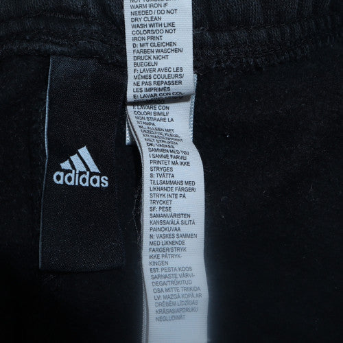Adidas Men's Black M Sweatpants Fleece Straight Leg Casual Trousers