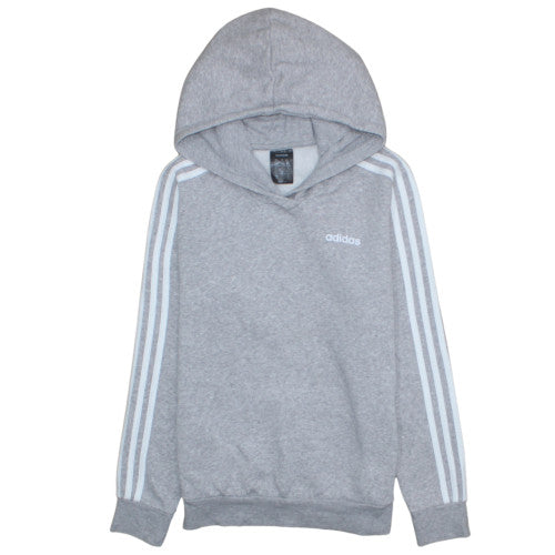 Adidas Women’s Grey Pullover Hoodie Small Classic Fit Sweatshirt