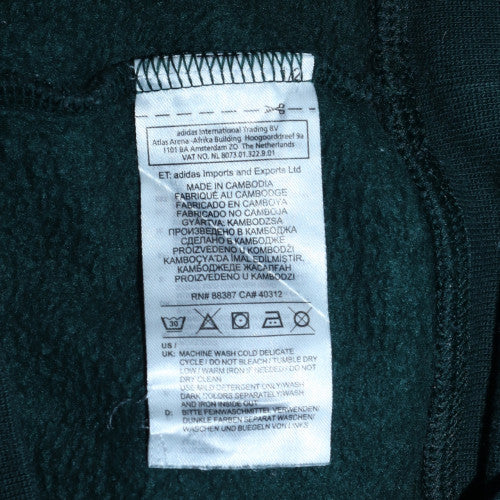 Adidas Mens Grey Green Colour Block Crew Neck Sweatshirt S