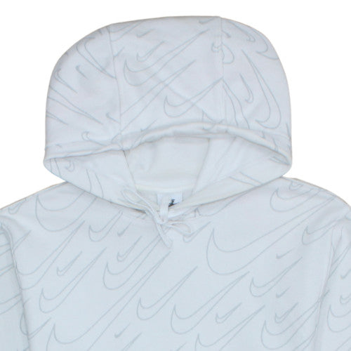 Nike Men's White XS Pullover Hoodie with Logo Graphic Print