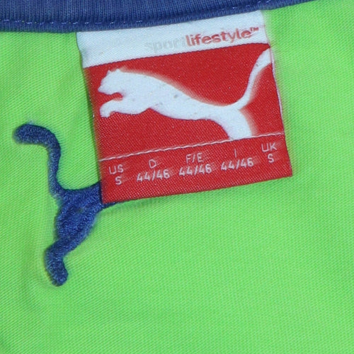 Puma Men’s Green Short Sleeve Crew Neck Graphic T-Shirt Size S