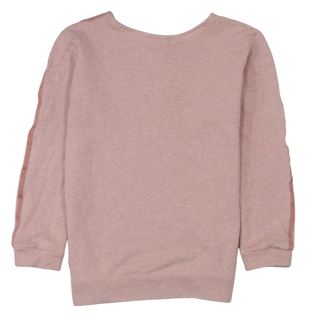 Adidas Women Pink Crew Neck Long Sleeve Pullover Sweatshirt Size 10