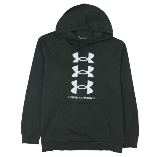 Under Armour Men's Black XL Pullover Hoodie with Logo Print