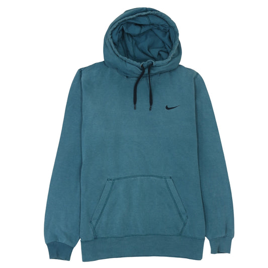 Nike Women’s Blue Pullover Hoodie Large Cotton Blend Classic Fit