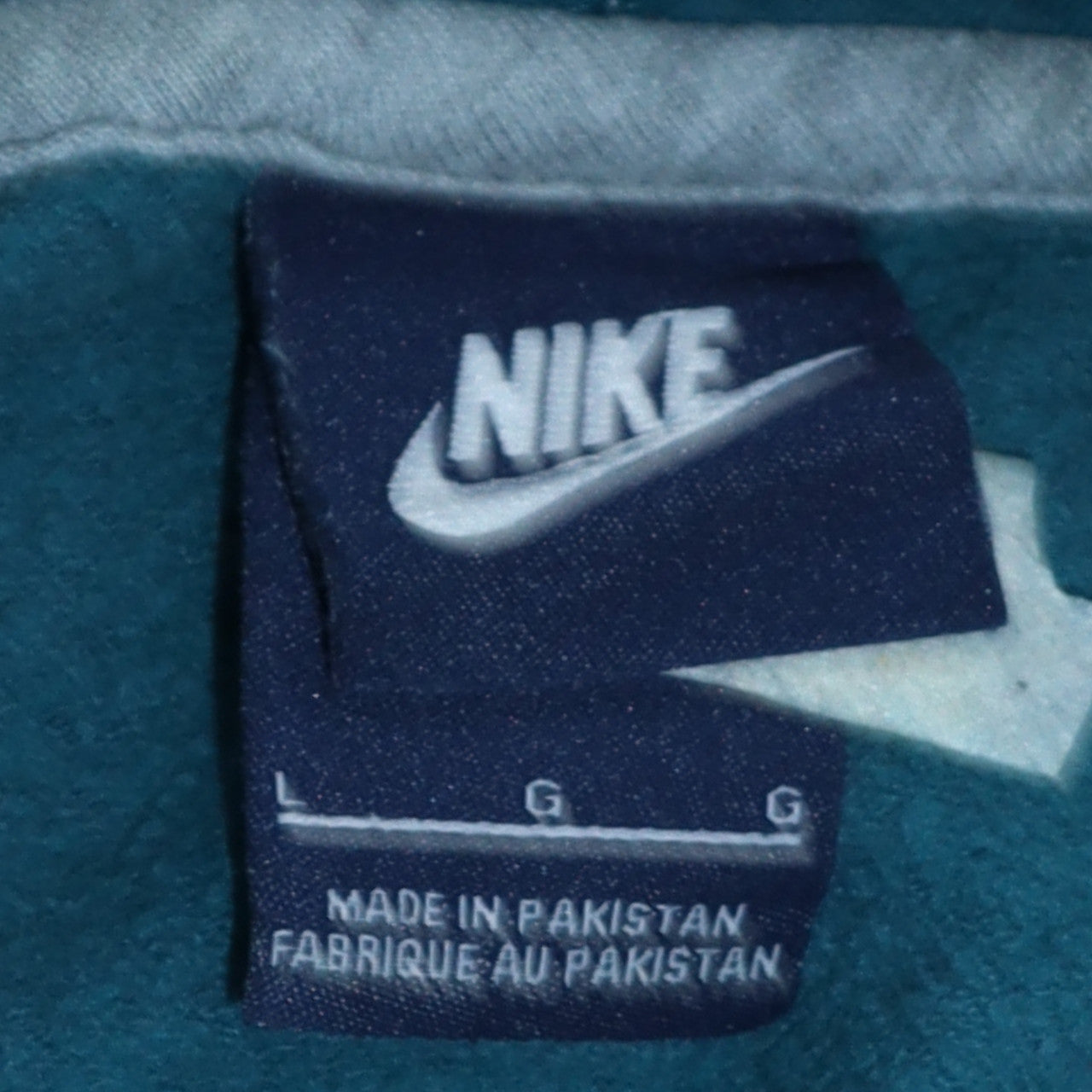 Nike Women’s Blue Pullover Hoodie Large Cotton Blend Classic Fit