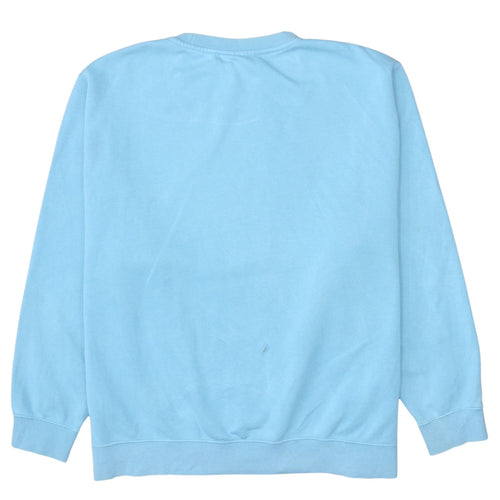 Nike Women’s Blue Crew Neck Pullover Sweatshirt XXL Cotton Blend