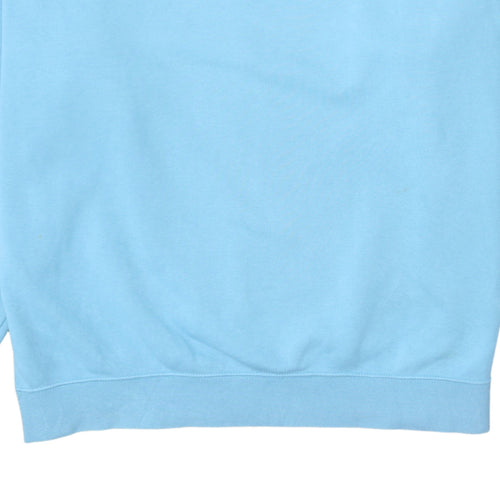 Nike Women’s Blue Crew Neck Pullover Sweatshirt XXL Cotton Blend