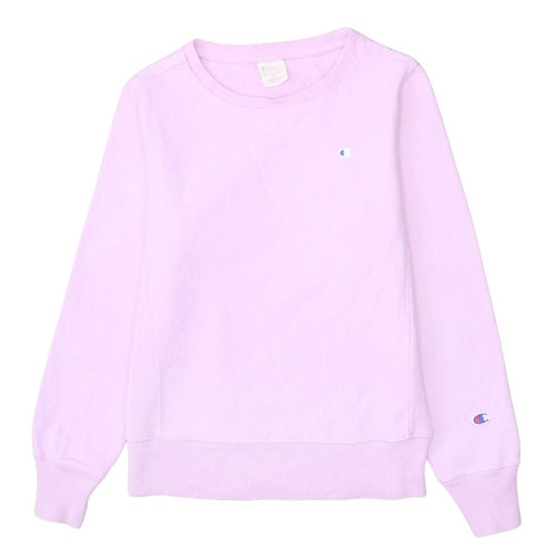 Champion Womens Pink Reverse Weave Pullover Sweatshirt Medium