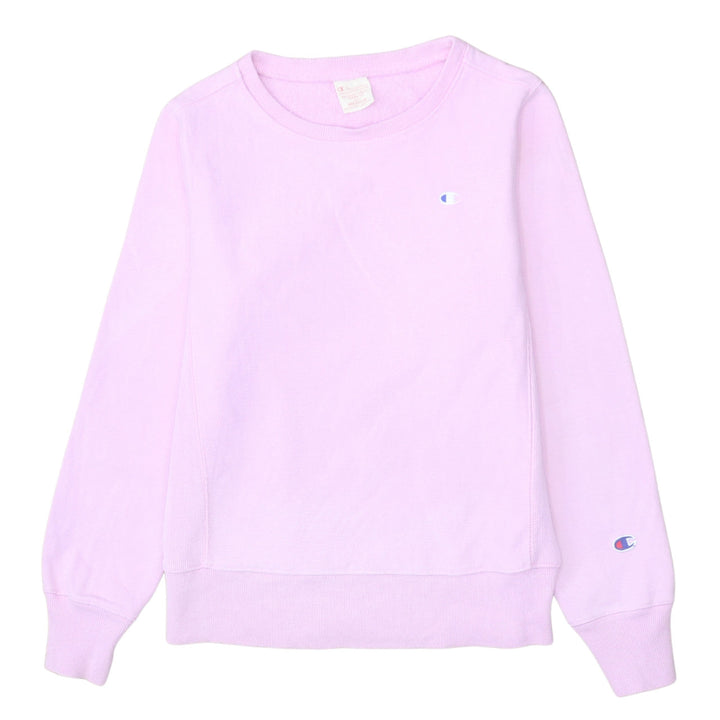 Champion Womens Pink Reverse Weave Pullover Sweatshirt Medium