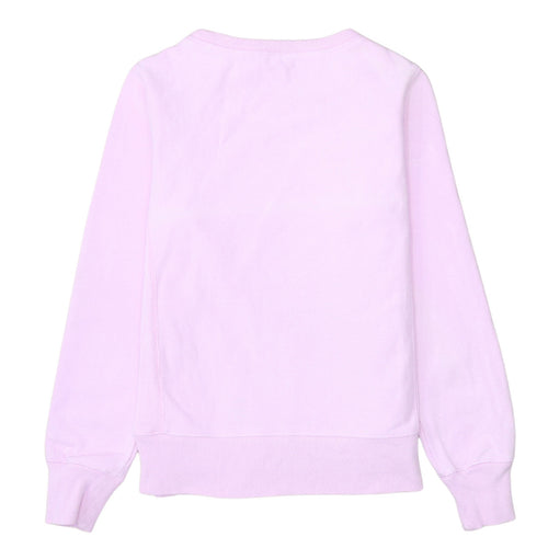 Champion Womens Pink Reverse Weave Pullover Sweatshirt Medium