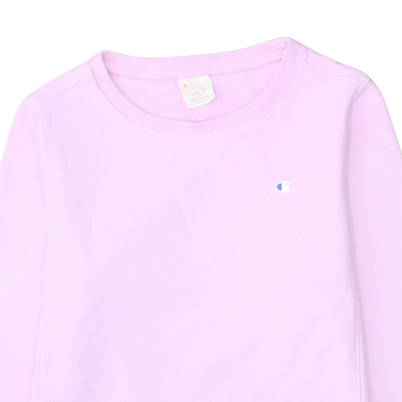 Champion Womens Pink Reverse Weave Pullover Sweatshirt Medium