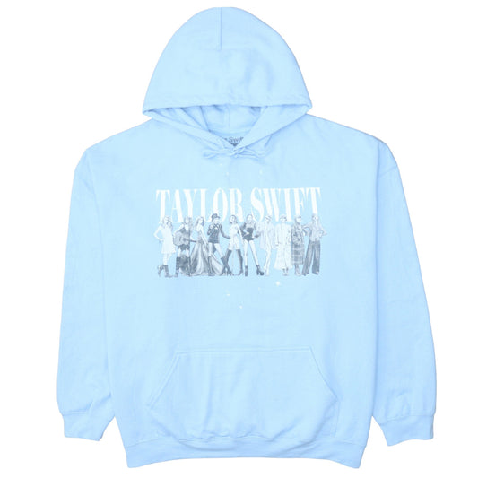 Taylor Swift Midnights Blue Hoodie Women’s M Pullover Graphic Sweatshirt