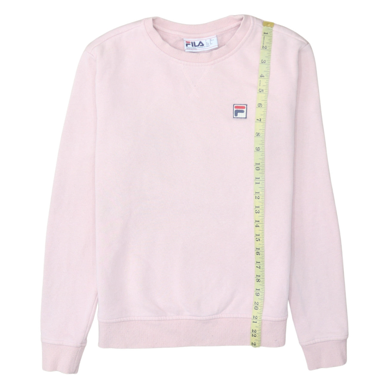 Fila Women Pink Crew Neck Pullover Sweatshirt Size Small