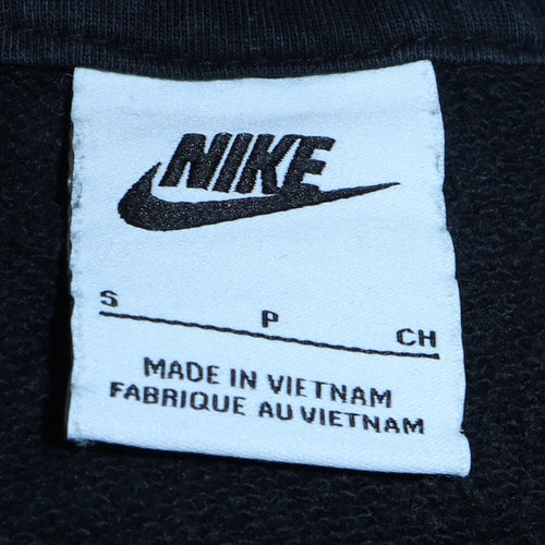 Nike Women’s Black Full Zip Hoodie Small Cotton Blend Lined