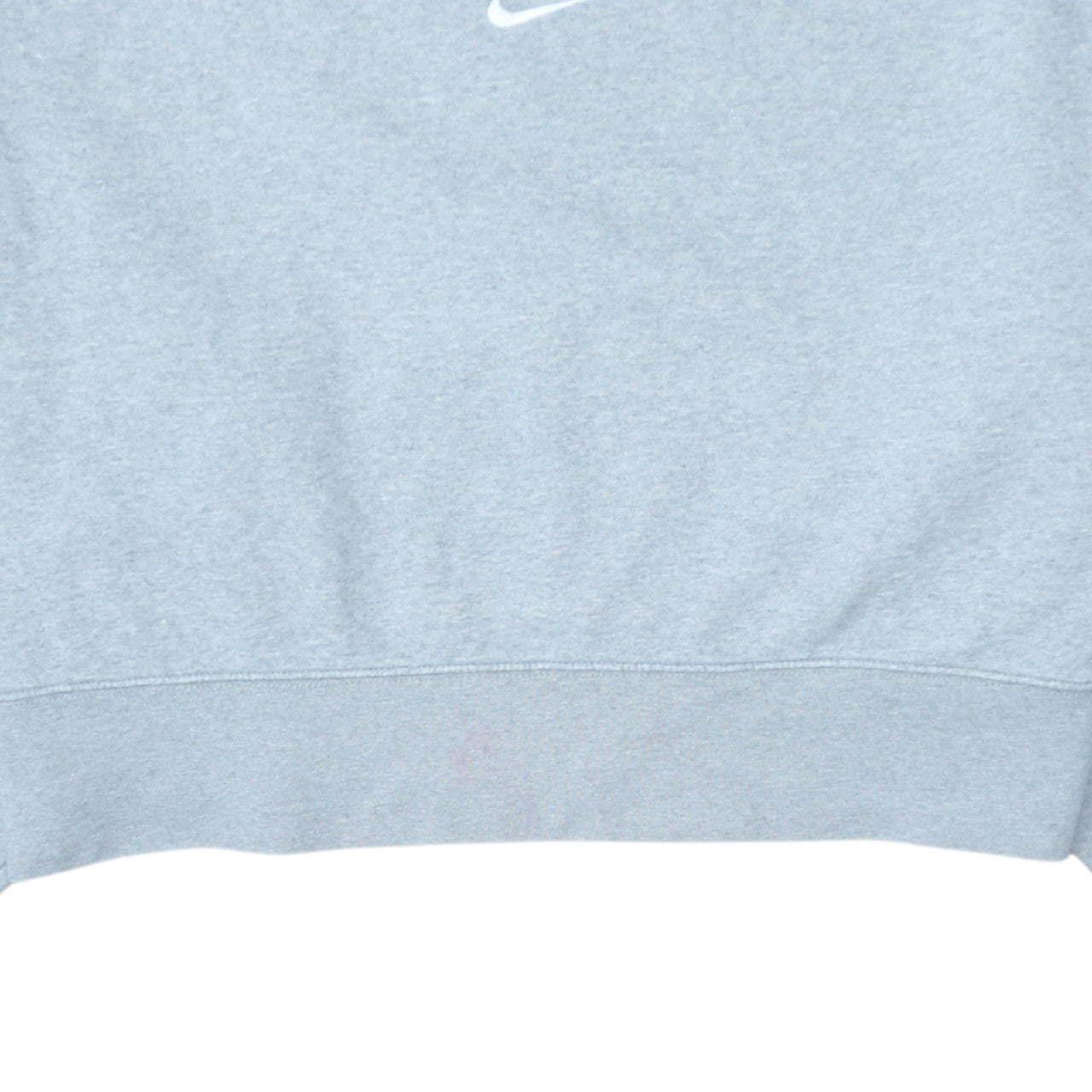 Nike Women Grey Small Crew Neck Pullover Sweatshirt Cotton Blend