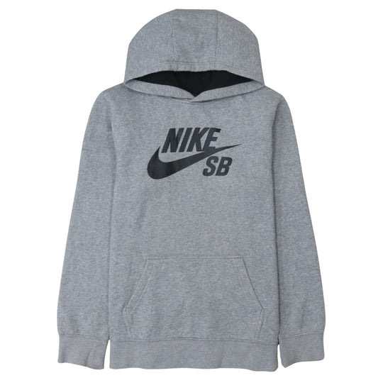 Nike SB Boys Grey Pullover Hoodie XL 13-15 Years Hooded Sweatshirt