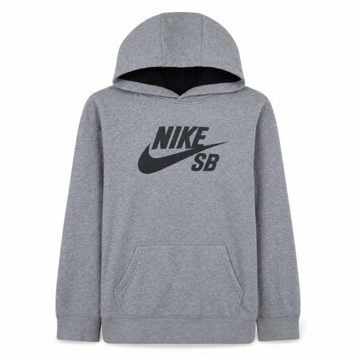 Nike SB Boys Grey Pullover Hoodie XL 13-15 Years Hooded Sweatshirt