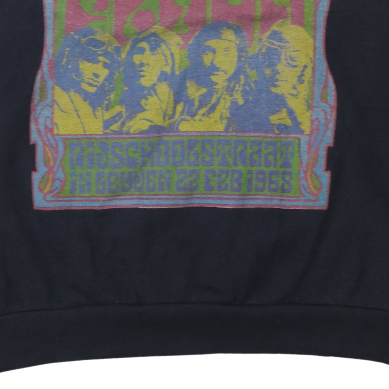 Pink Floyd Womens Black L Graphic Print Crew Neck Pullover Sweatshirt