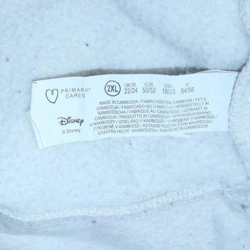 Disney Primark Women Grey 2XL Pullover Sweatshirt Lion King Simba Print