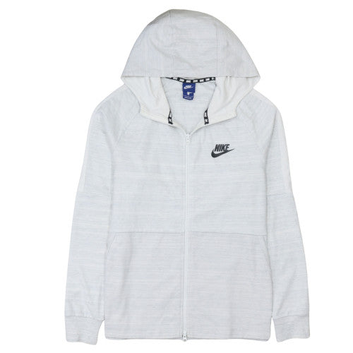 Nike Men's Grey Full Zip Hoodie Size L Sportswear Jacket