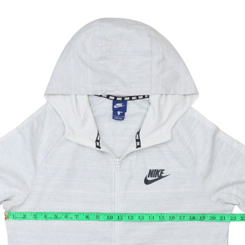 Nike Men's Grey Full Zip Hoodie Size L Sportswear Jacket