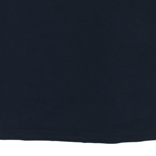 Tommy Hilfiger Men's Navy Blue Slim Fit Cotton T-Shirt L