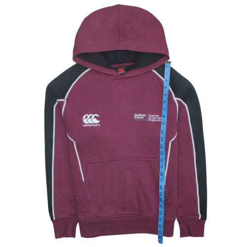 Canterbury Mens Red Pullover Hoodie S Fleece Sheffield Hallam Sportswear
