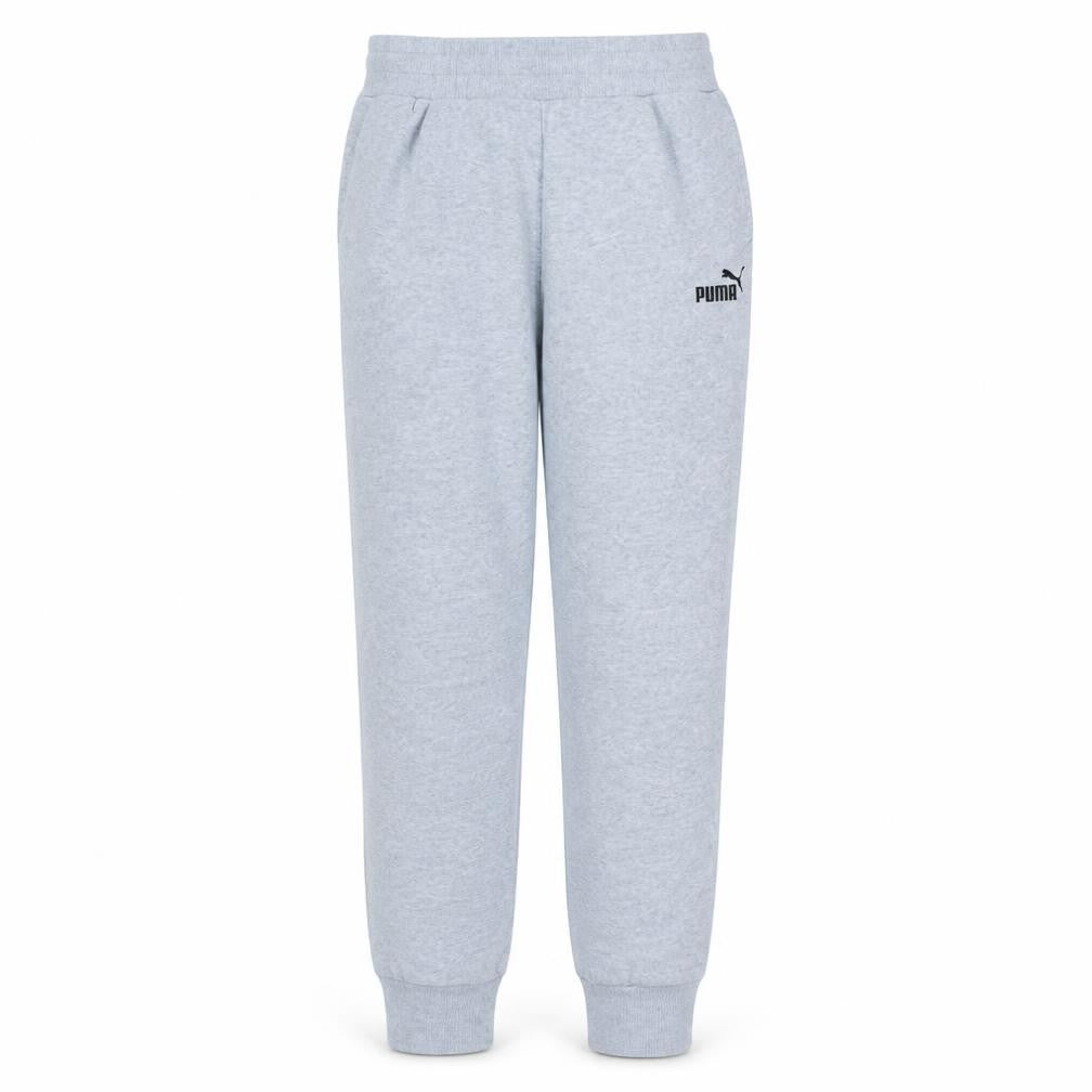 Front view of Puma Men Grey Jogger Trousers Medium Regular Fit