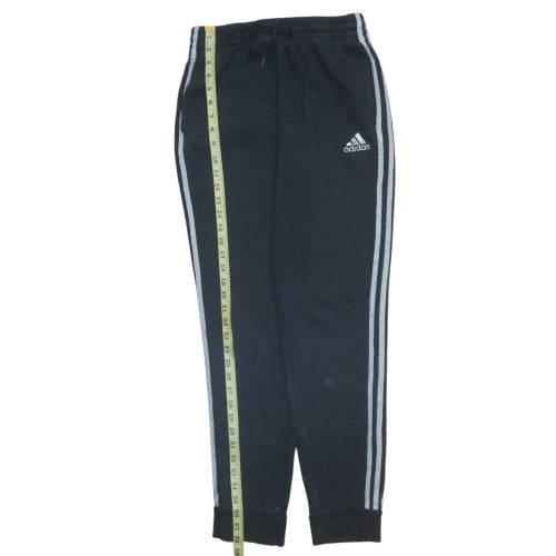 Adidas Men's Black Jogger Trousers M Fleece Lined Regular Fit