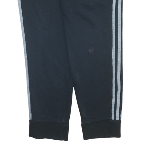 Adidas Men's Black Jogger Trousers M Fleece Lined Regular Fit