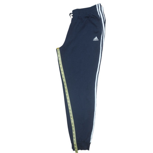 Adidas Womens Blue XL Jogger Trousers Cotton Blend Elastic Waist