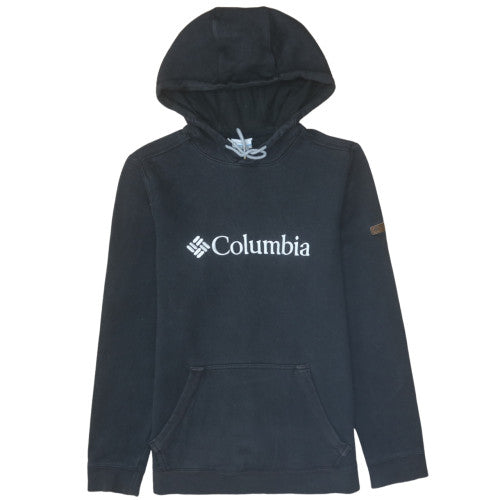 Columbia Men's Black Pullover Hoodie M Outdoor Fleece Sweatshirt