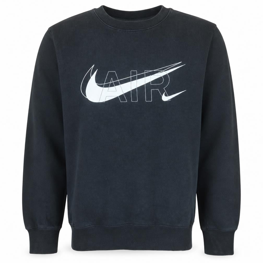 Front view of Nike Men's Black XS Regular Fit Pullover Sweatshirt