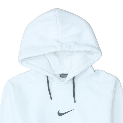 Nike Men's White Pullover Hoodie Size M Fleece Sportswear