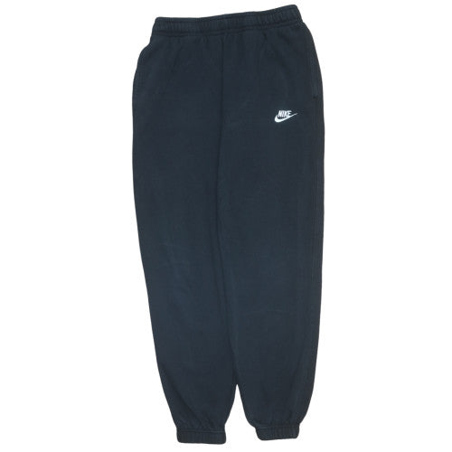 Nike Men's Black Fleece Sweatpants M Regular Fit Elastic Waist