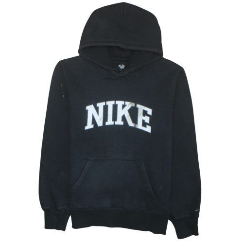 Nike Men's Black Pullover Hoodie L Logo Fleece Sweatshirt
