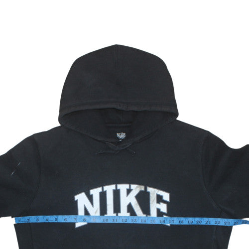 Nike Men's Black Pullover Hoodie L Logo Fleece Sweatshirt