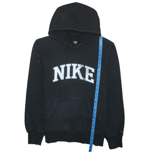 Nike Men's Black Pullover Hoodie L Logo Fleece Sweatshirt