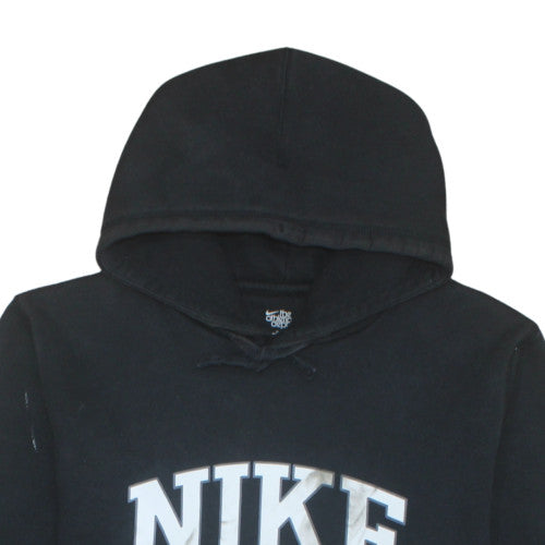 Nike Men's Black Pullover Hoodie L Logo Fleece Sweatshirt