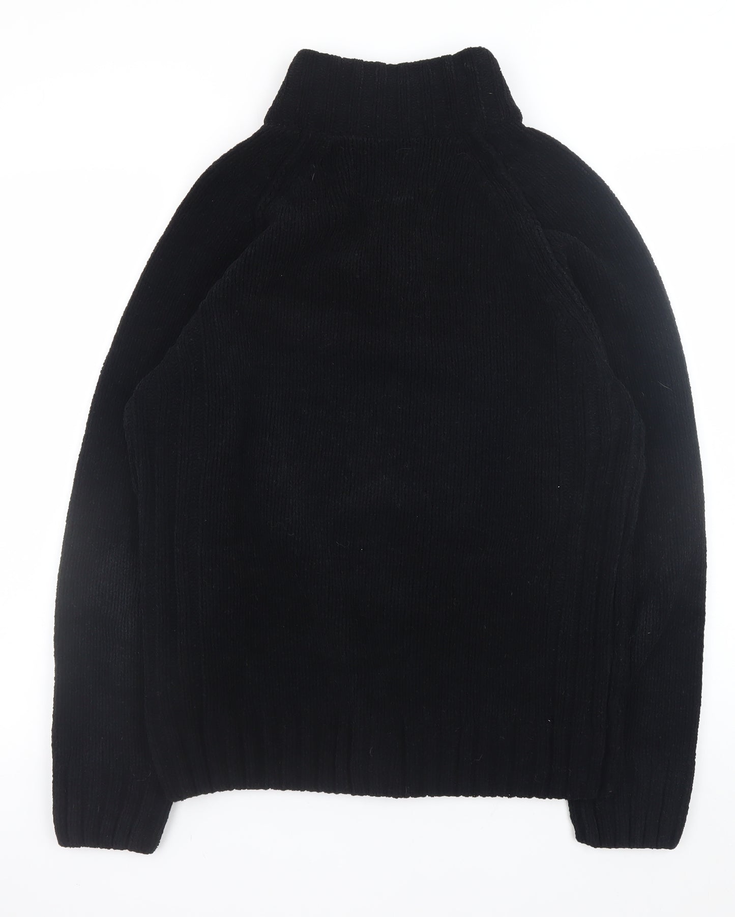 Dissident Men’s Black 1/2 Zip Knit Sweatshirt Size L Regular Fit