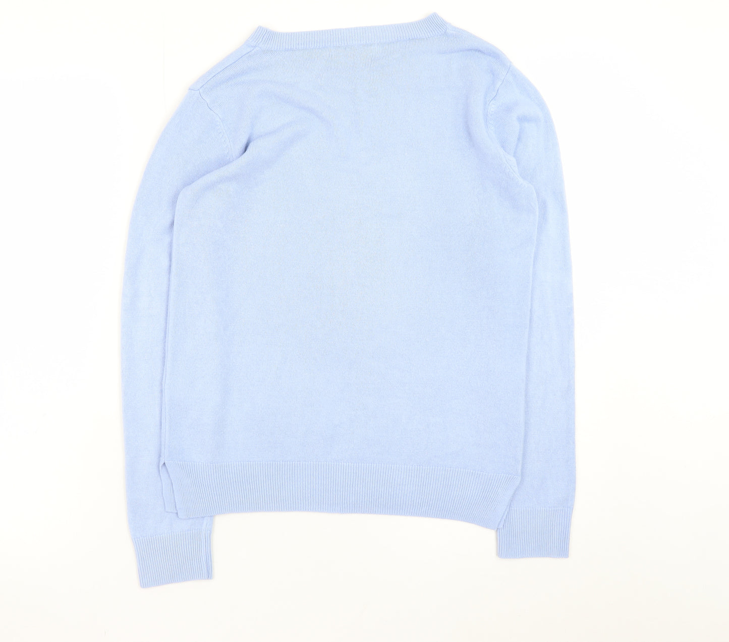 Marks and Spencer Women’s Blue Acrylic Crew Neck Jumper Size 10