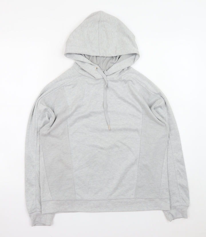 F&F Men's Grey Pullover Hoodie Jumper Size S Regular Fit