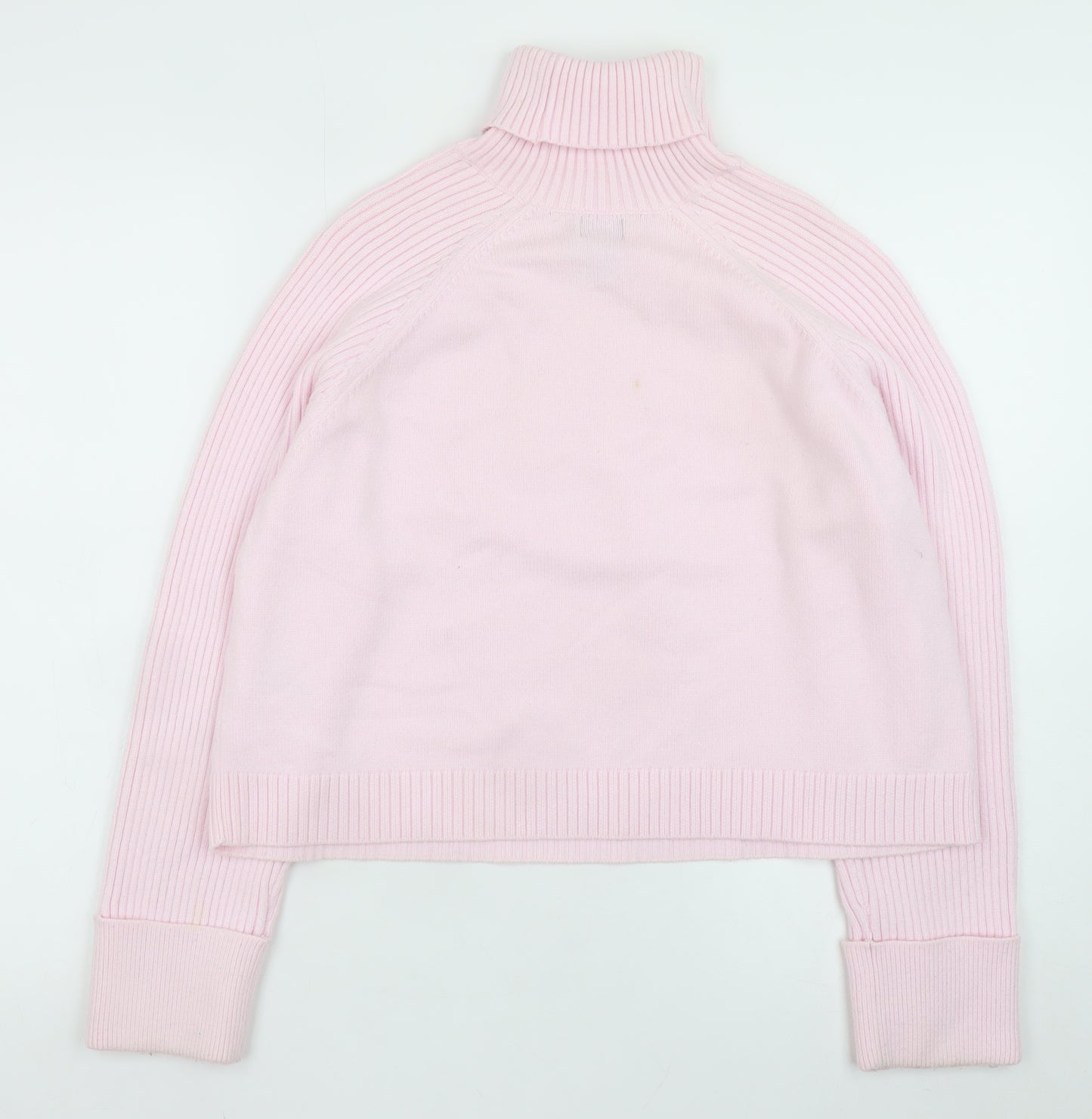 River Island Women’s Pink Roll Neck Knit Jumper Medium