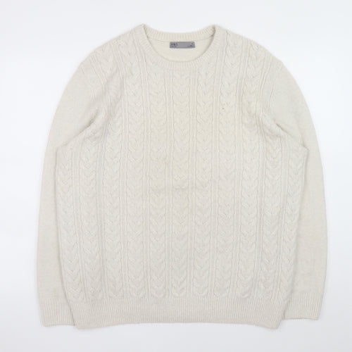 Marks and Spencer Women’s Ivory Cable-Knit Jumper XL